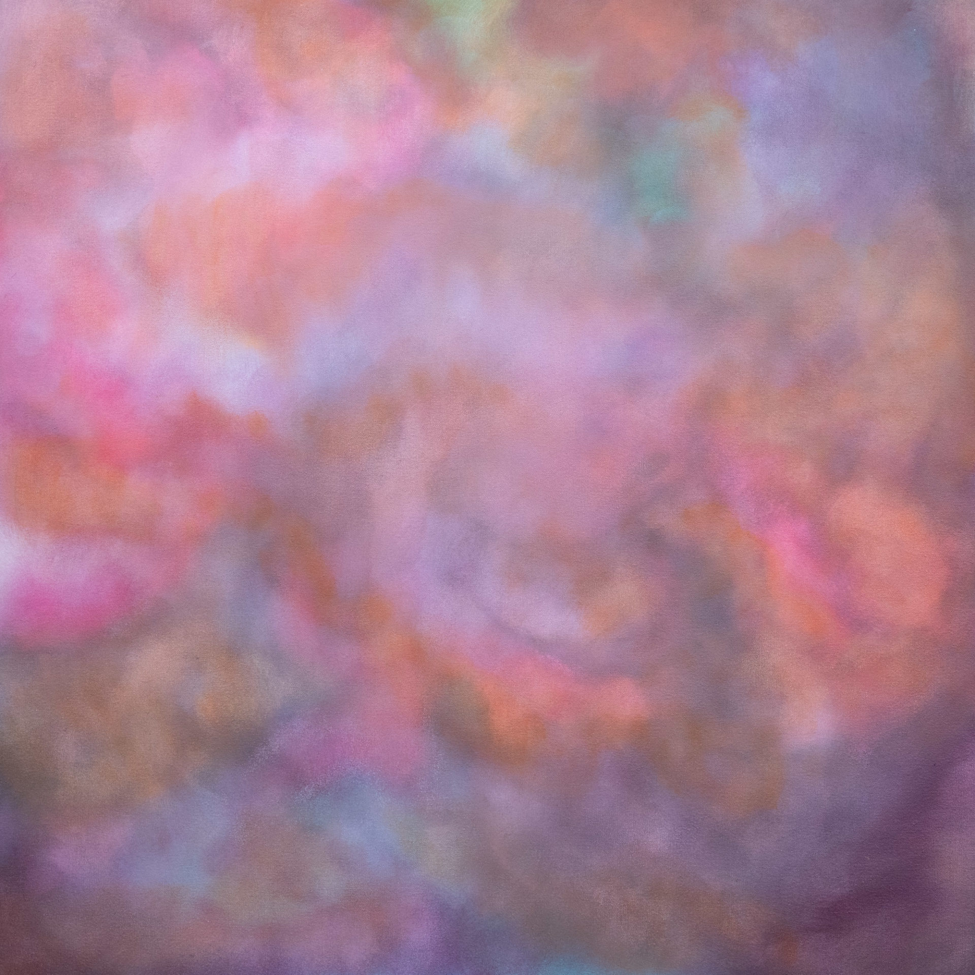 Pink abstract clouds orginal art on canvas for sale