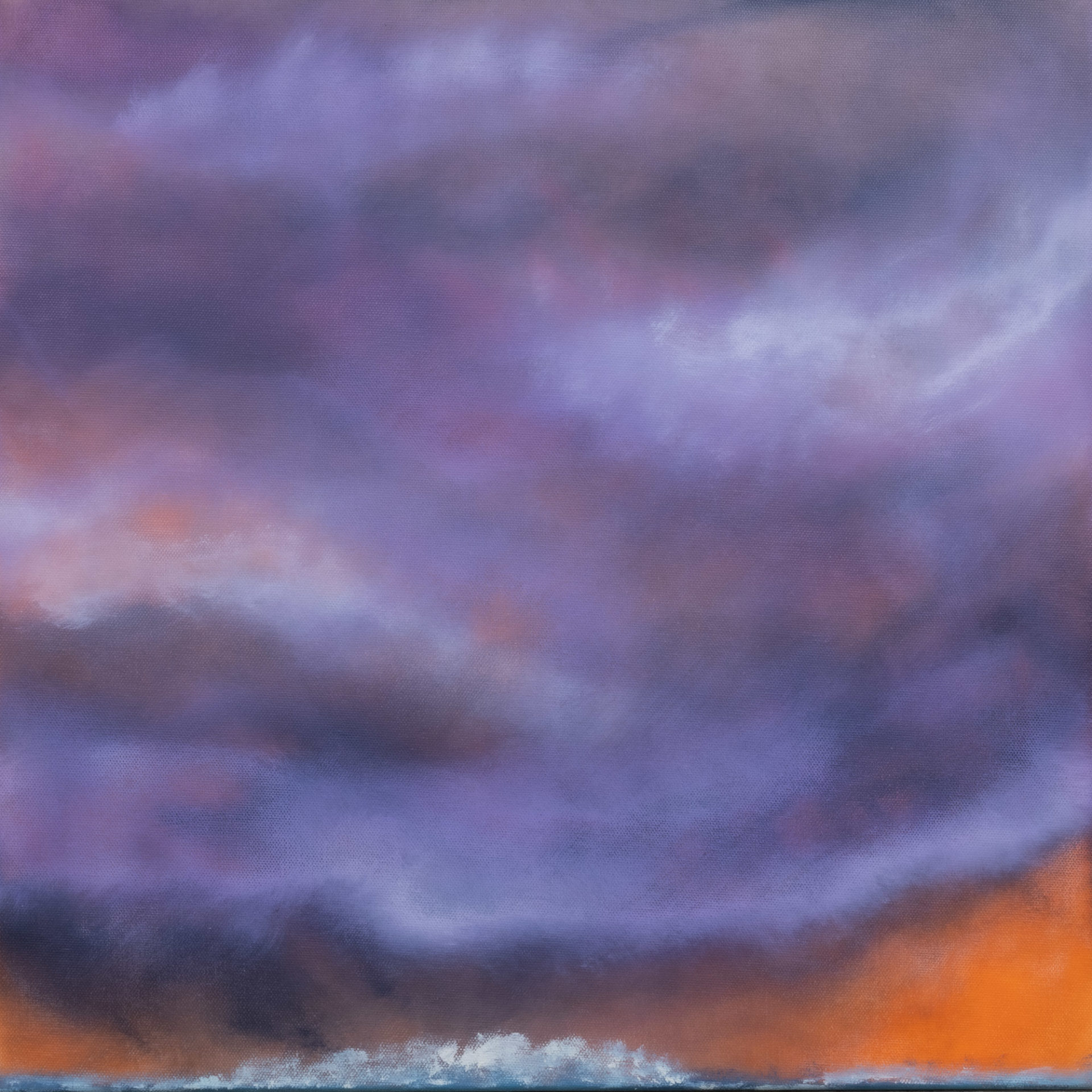 dramatic colourful seascape  art for sale on canvas